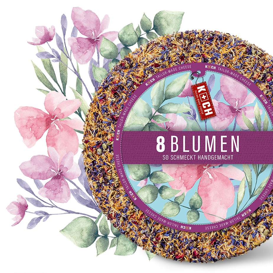 Koch-Cheese Produktbild 8 Blumen