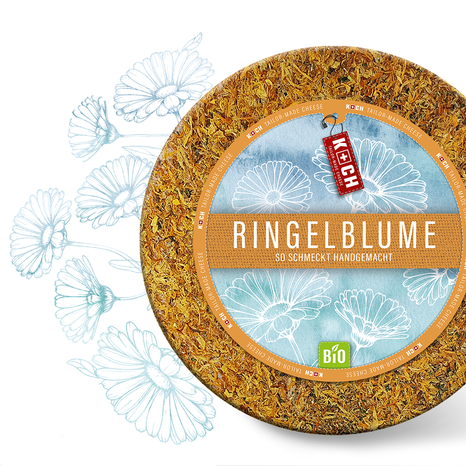 Ringelblume Bio Produkt Angeschnitten RGB